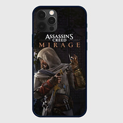 Чехол для iPhone 12 Pro Скрытый Басим Assassins creed mirage, цвет: 3D-черный