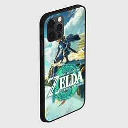 Чехол для iPhone 12 Pro The Legend of Zelda: Tears of the Kingdom Линк, цвет: 3D-черный — фото 2