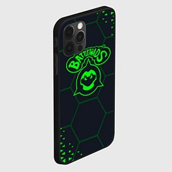 Чехол для iPhone 12 Pro Battletoads Абстракция соты, цвет: 3D-черный — фото 2
