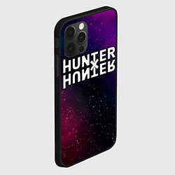 Чехол для iPhone 12 Pro Hunter x Hunter gradient space, цвет: 3D-черный — фото 2