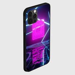 Чехол для iPhone 12 Pro Неоновые декорации, цвет: 3D-черный — фото 2