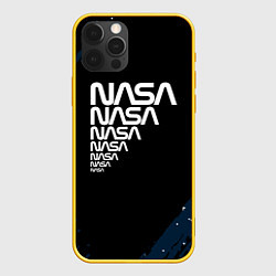 Чехол iPhone 12 Pro Nasa надпись