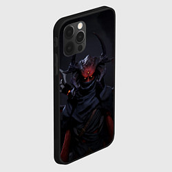 Чехол для iPhone 12 Pro Metall hellsinger art, цвет: 3D-черный — фото 2