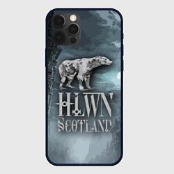 Чехол iPhone 12 Pro Bear- zombie - halloween Scotland