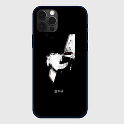 Чехол для iPhone 12 Pro Tokyo Ghoul Kaneki Ken glitch, цвет: 3D-черный