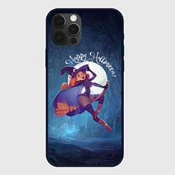 Чехол iPhone 12 Pro Happy halloween - beautiful witch