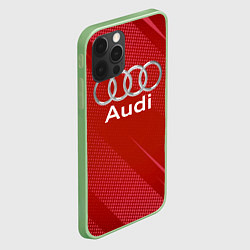 Чехол для iPhone 12 Pro Audi abstraction, цвет: 3D-салатовый — фото 2