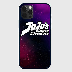 Чехол для iPhone 12 Pro JoJo Bizarre Adventure gradient space, цвет: 3D-черный
