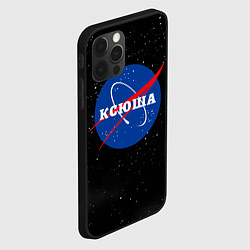 Чехол для iPhone 12 Pro Ксюша Наса космос, цвет: 3D-черный — фото 2