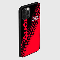Чехол для iPhone 12 Pro Audi, цвет: 3D-черный — фото 2