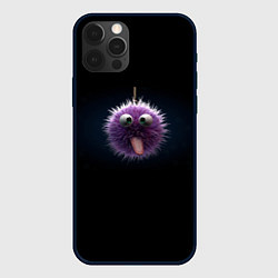 Чехол для iPhone 12 Pro Забавное существо, цвет: 3D-черный