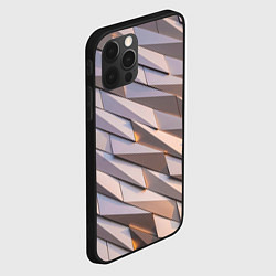 Чехол для iPhone 12 Pro Металлическая брoня, цвет: 3D-черный — фото 2