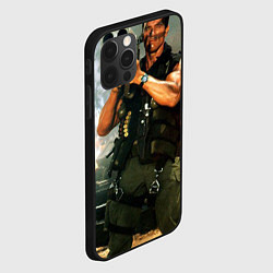 Чехол для iPhone 12 Pro Базука Арнольда мем, цвет: 3D-черный — фото 2