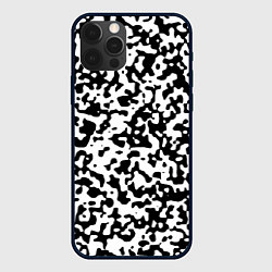 Чехол для iPhone 12 Pro Камуфляж Cowskin мелкий, цвет: 3D-черный