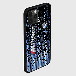 Чехол для iPhone 12 Pro BMW - M Power - pattern, цвет: 3D-черный — фото 2