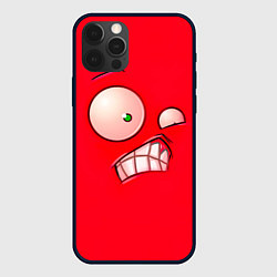 Чехол для iPhone 12 Pro Plants vs Zombies - Перчик, цвет: 3D-черный
