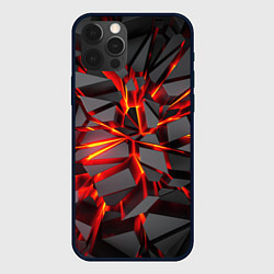Чехол для iPhone 12 Pro Неоновый блеск, цвет: 3D-черный
