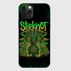 Чехол iPhone 12 Pro Slipknot green satan