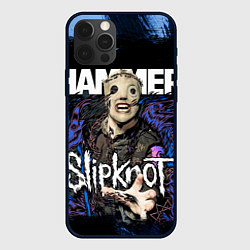 Чехол iPhone 12 Pro Slipknot hammer blue