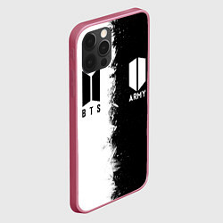 Чехол для iPhone 12 Pro BTS - Двойной цвет, цвет: 3D-малиновый — фото 2