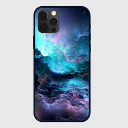 Чехол для iPhone 12 Pro Спящий космос, цвет: 3D-черный