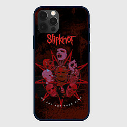 Чехол для iPhone 12 Pro Slipknot red satan, цвет: 3D-черный