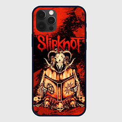 Чехол для iPhone 12 Pro Slipknot - баран, цвет: 3D-черный