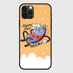 Чехол iPhone 12 Pro Happy new beer 2023