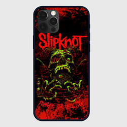 Чехол iPhone 12 Pro Slipknot череп