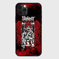 Чехол iPhone 12 Pro Slipknot - скелет