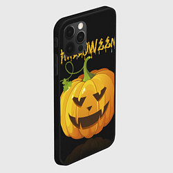 Чехол для iPhone 12 Pro Halloween : тыква, цвет: 3D-черный — фото 2