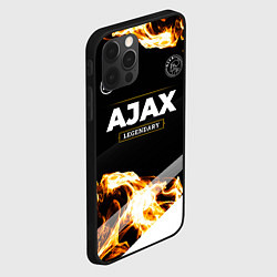 Чехол для iPhone 12 Pro Ajax legendary sport fire, цвет: 3D-черный — фото 2