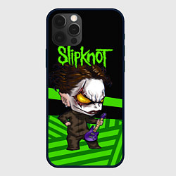 Чехол iPhone 12 Pro Slipknot dark green