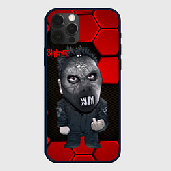 Чехол iPhone 12 Pro Slipknot объемные плиты