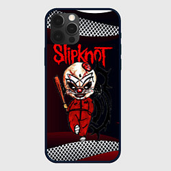 Чехол для iPhone 12 Pro Slipknot бита, цвет: 3D-черный