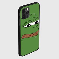 Чехол для iPhone 12 Pro Лягушонок Pepe грустит, цвет: 3D-черный — фото 2