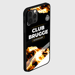 Чехол для iPhone 12 Pro Club Brugge legendary sport fire, цвет: 3D-черный — фото 2