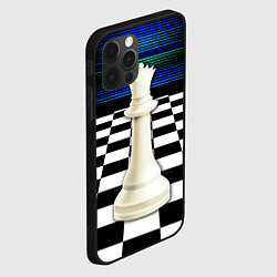 Чехол для iPhone 12 Pro Белая королева, цвет: 3D-черный — фото 2