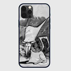 Чехол iPhone 12 Pro Кот зловред - червяк джим