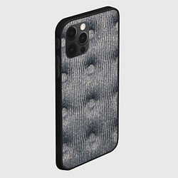 Чехол для iPhone 12 Pro Мебельная обивка - текстура, цвет: 3D-черный — фото 2