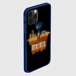 Чехол для iPhone 12 Pro STALKER одиночка в поле, цвет: 3D-тёмно-синий — фото 2