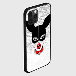 Чехол для iPhone 12 Pro Зайка БДСМ, цвет: 3D-черный — фото 2