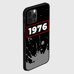 Чехол для iPhone 12 Pro 1976 - в красной рамке на темном, цвет: 3D-черный — фото 2