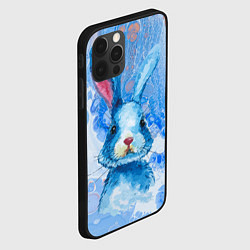 Чехол для iPhone 12 Pro Водяной заяц, цвет: 3D-черный — фото 2