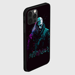 Чехол для iPhone 12 Pro Ведьмак в неоновом стиле, цвет: 3D-черный — фото 2