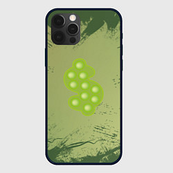 Чехол для iPhone 12 Pro Поп ит доллар хаки, цвет: 3D-черный