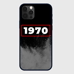 Чехол для iPhone 12 Pro 1970 - в красной рамке на темном, цвет: 3D-черный