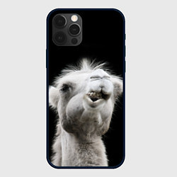 Чехол для iPhone 12 Pro Веселый верблюд, цвет: 3D-черный