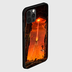 Чехол для iPhone 12 Pro Doom врата ада, цвет: 3D-черный — фото 2