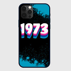 Чехол для iPhone 12 Pro Made in 1973: vintage art, цвет: 3D-черный